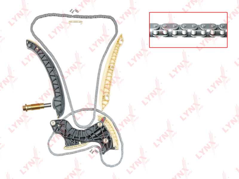 Комплект цепи грм подходит для MB C180K-C230K(W203/W204) 02-14 / CLK200-200K(C209) 02-09 / E200-200K(W211/W212) 02> / Sprinter 1.8 08> <b>LYNXAUTO TK-0012</b> - изображение