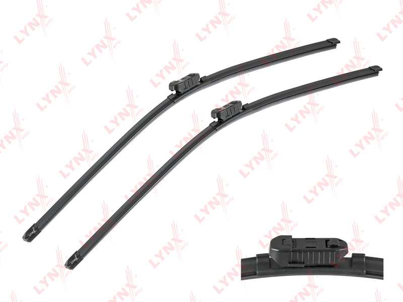 Бескаркасные щетки стеклоочистителя, комплект 530мм+480мм подходит для FORD Focus III 10> <b>LYNXAUTO XF7373P</b> - изображение
