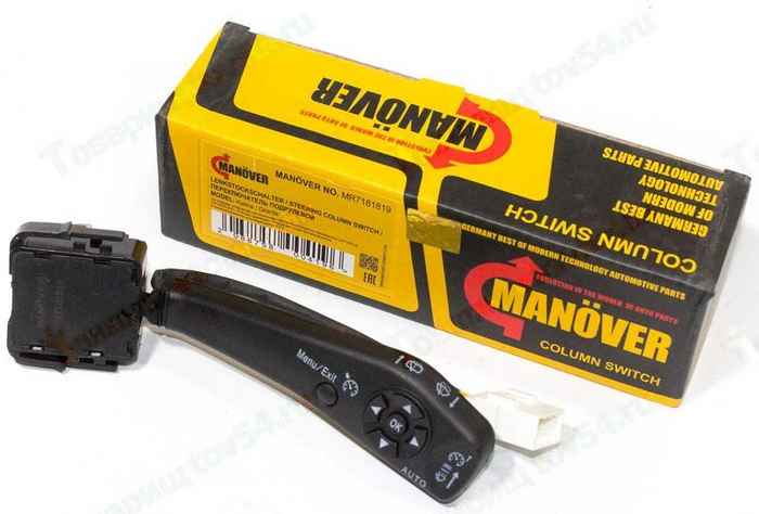 Переключатель подрулевой ВАЗ 1118 Калина, 2170 Приора, 2190 Гранта (стеклоочистителя) с управлением круиз-контролем <b>MANOVER MR7181819</b> - изображение