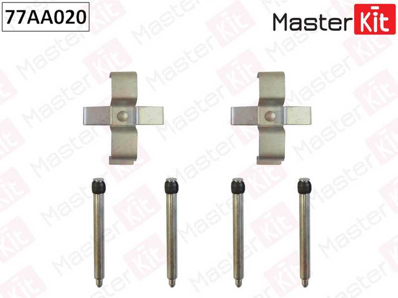 Комплект установочный дисковых колодок MB W202 <b>MASTERKIT 77AA020</b> - изображение