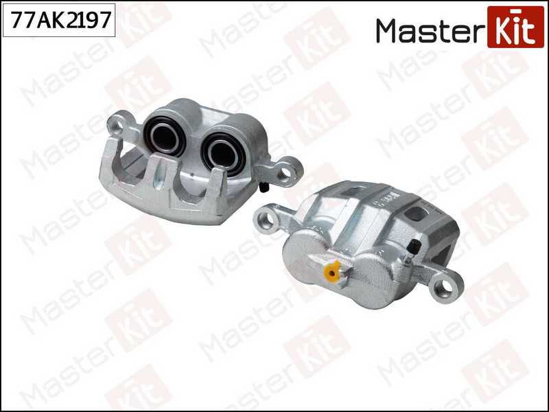 Суппорт тормозной передний правый Citroen C-CROSSER (EP_) 2007 -, Mitsubishi OUTLANDER I-III 2001- <b>MASTERKIT 77AK2197</b> - изображение