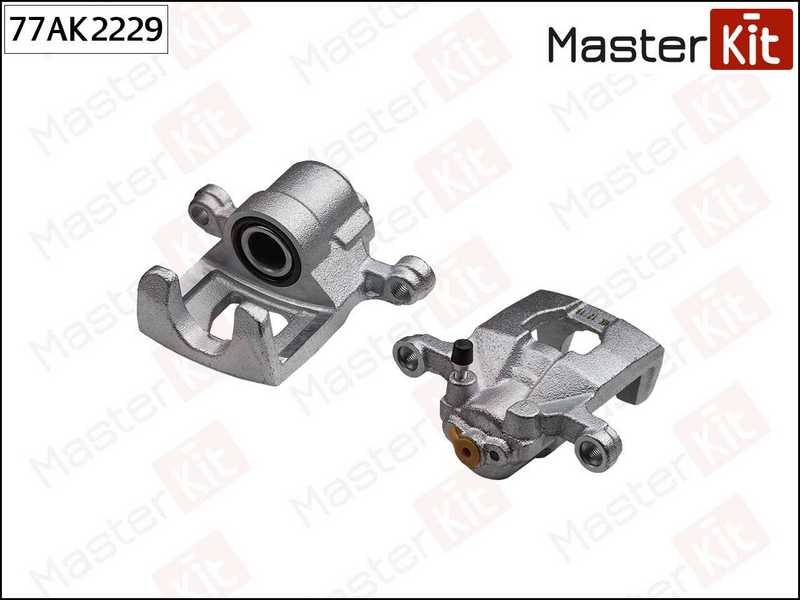 Суппорт тормозной зад. прав. Nissan JUKE (F15) 2010 -, QASHQAI / QASHQAI +2 I (J10, JJ10) 2006 - 201 <b>MASTERKIT 77AK2229</b> - изображение