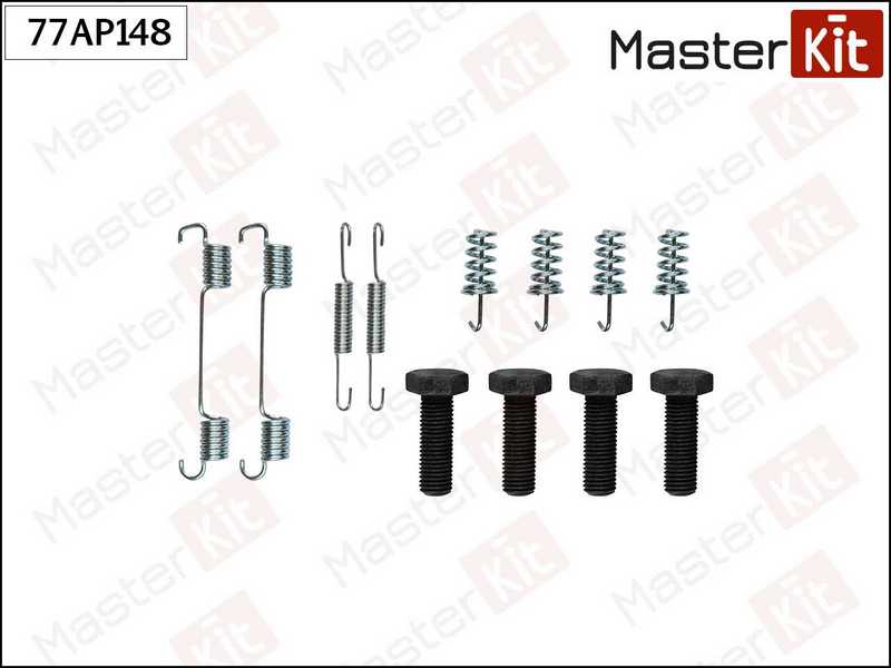 Комплект установочный тормозных колодок Mercedes-Benz 77ASP211 <b>MASTERKIT 77AP148</b> - изображение Комплект установочный тормозных колодок Mercedes-Benz 77ASP211 <b>MASTERKIT 77AP148</b> - изображение