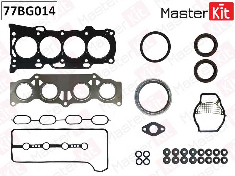 Полный комплект прокладок двс Toyota Toyota RAV 4,Avensis 1AZ-FE 00- <b>MASTERKIT 77BG014</b> - изображение