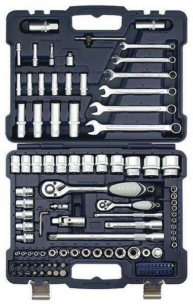 Набор инструментов 1/4", 1/2" МК 560113 (6 гран., 112 предм.) - изображение 1