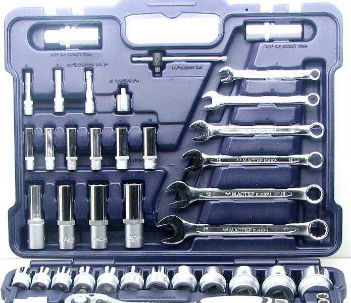 Набор инструментов 1/4", 1/2" МК 560113 (6 гран., 112 предм.) - изображение 3