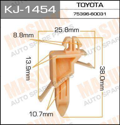 Клипса крепежная <b>MASUMA KJ1454</b> - изображение