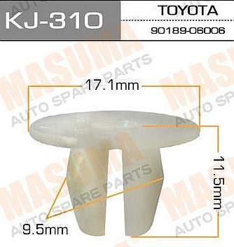 Клипса универс. <b>MASUMA KJ-310</b> - изображение