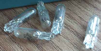 Лампа 12V 1,2W (W1,2W) T5 без цоколя W2x4.6d Маяк 61212бц  - изображение 1