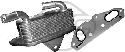 Масляный радиатор (теплообменник) VW TOUAREG * AUDI A4 2,4 2,8 3,2 '04-'08* AUDI Q7 3,0 <b>METALCAUCHO 06334</b> - изображение 1