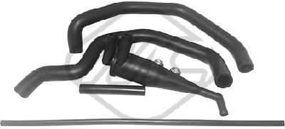 Ремкомплект системы вентиляции картерных газов (клапан с патрубками) BMW X5 E53 <b>METALCAUCHO 35083</b> - изображение 1