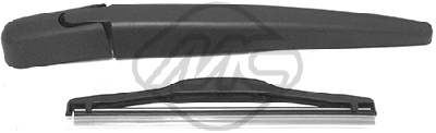 Стеклоочиститель зад CIT C4 HB 3DOOR 2004 175MM <b>METALCAUCHO 68145</b> - изображение