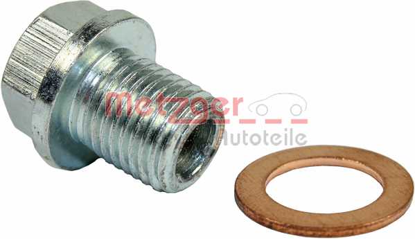 Резьбовая пробка, масляный поддон <b>METZGER 8030022</b> - изображение