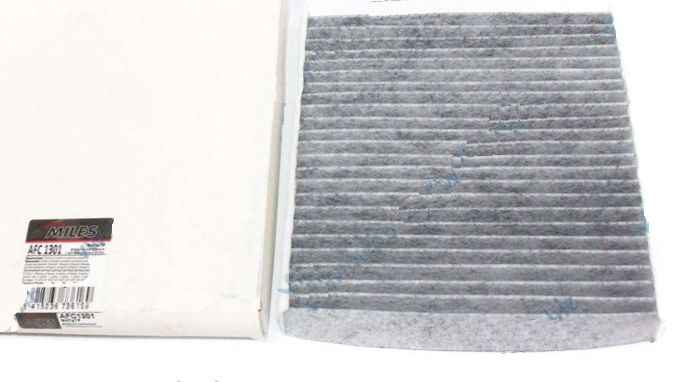 Фильтр салона RENAULT CLIO 12- угольный <b>MILES AFC1301</b> - изображение