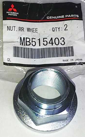 Гайка ступицы MITSUBISHI MB515403 - изображение