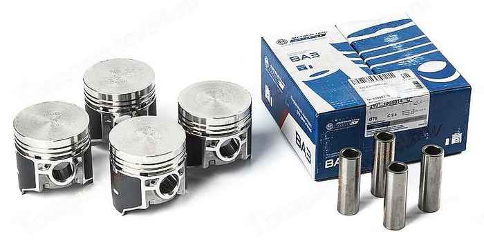 Поршневая группа ВАЗ 2101 (76.4) группа B с пальцами <b>МОТОРДЕТАЛЬ 2101-1004014-АР B</b> - изображение