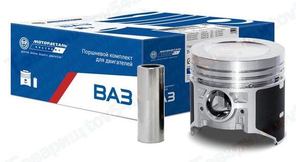 Поршневая группа ВАЗ 21011 (79.0) группа E с пальцами <b>МОТОРДЕТАЛЬ 21011-1004014 E</b> - изображение