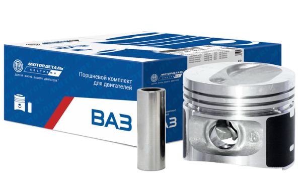 Поршневая группа ВАЗ 21083 (82.8) невтыковой группа E с пальцами <b>МОТОРДЕТАЛЬ 21083-1004014-БР E</b> - изображение