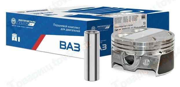 Поршневая группа ВАЗ 21126 (82.0) невтыковой группа B с пальцами <b>МОТОРДЕТАЛЬ 21126-1004014-К B</b> - изображение