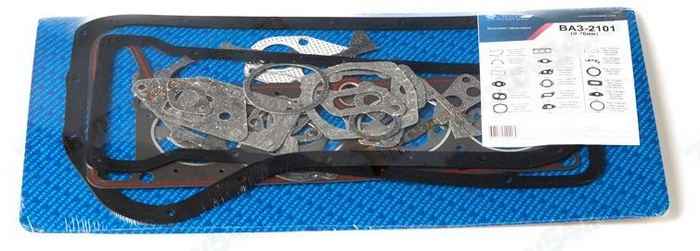 Набор прокладок ДВС ВАЗ 2101, 2103 (76,0) полный 18 наименований <b>МОТОРДЕТАЛЬ К2101-1003020</b> (2101-1002064) - изображение