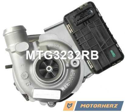 Турбокомпрессор оригинальный восстановленный <b>MOTORHERZ MTG3232RB</b> - изображение 1