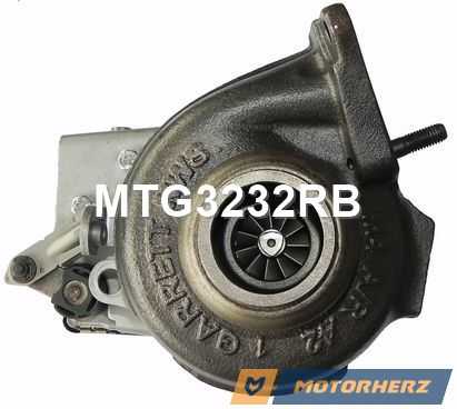 Турбокомпрессор оригинальный восстановленный <b>MOTORHERZ MTG3232RB</b> - изображение
