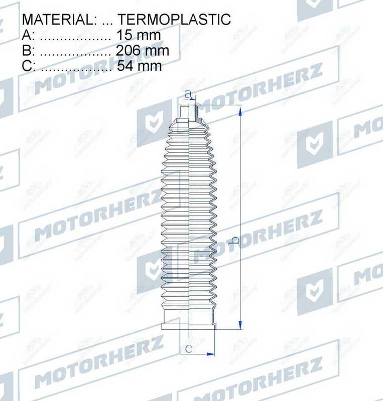 Пыльник <b>MOTORHERZ RDZ0044MG</b> - изображение Пыльник <b>MOTORHERZ RDZ0044MG</b> - изображение