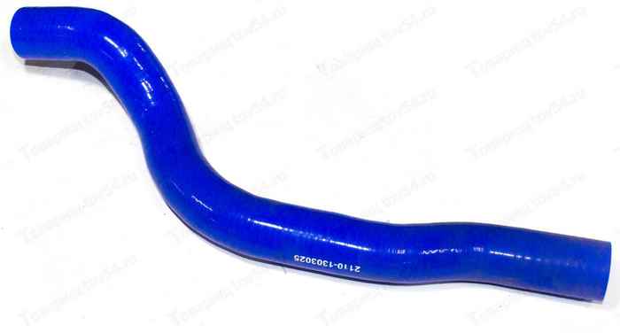 Патрубок радиатора ВАЗ 2110 верхний силикон <b>MOTORIST 2110-1303025</b> - изображение