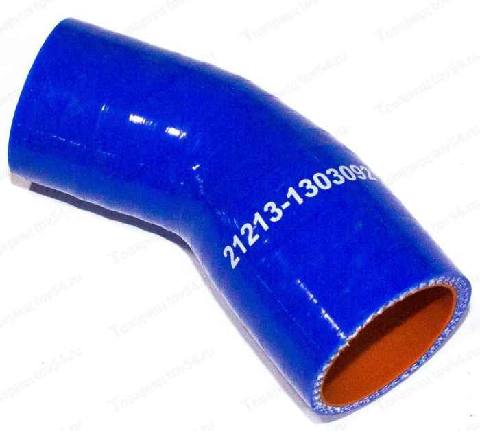 Патрубок радиатора ВАЗ 21213 муфта силикон <b>MOTORIST 21213-1303092</b> - изображение