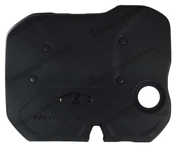 Крышка двигателя ВАЗ 2170, 2190, 2192 16 кл.1,6 (экран модуля) <b>МОТОР-СУПЕР 21127-1008650</b> - изображение