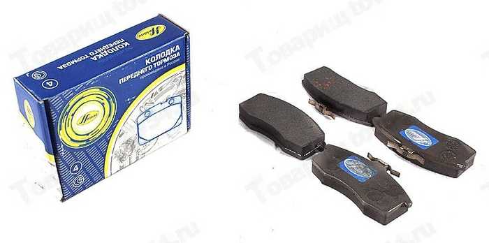 Колодка торм. перед. ВАЗ 1111 Ока в уп. <b>НАЧАЛО 1111-3501090</b> - изображение