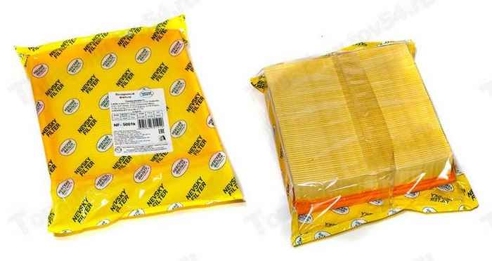 Фильтр возд ВАЗ 2112 с клеевой полосой <b>НЕВСКИЙ ФИЛЬТР NF-5001K</b> - изображение