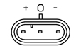 Датчик давления впускного коллектора EPBMPN3-V005Z <b>NGK 93871</b> - изображение 1