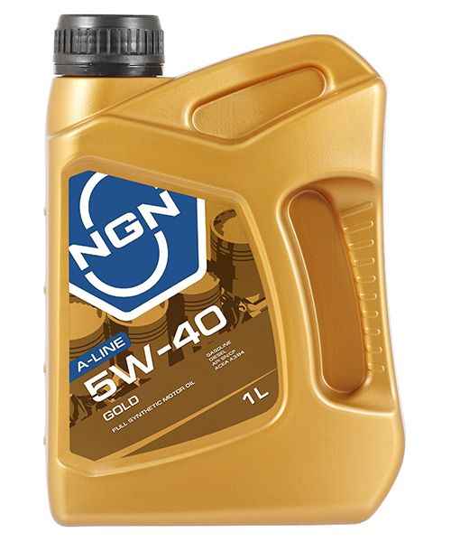 NGN GOLD A-LINE 5w40 (1л) синтетическое SN/CF - изображение