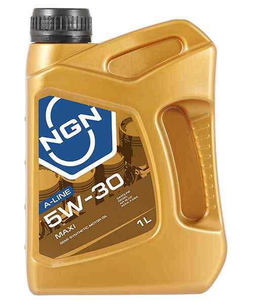 NGN MAXI A-LINE 5w30 (1л) полусинтетическое SL/CF - изображение