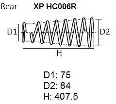 Пружина подвески NHK XP HC006R - изображение