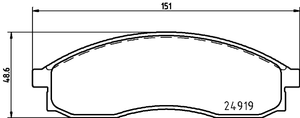 Колодки тормозные дисковые, передние, NISSAN QASHQAI / QASHQAI +2 I , SENTRA VI , X-TRAIL <b>NISSHINBO NP2051</b> - изображени Колодки тормозные дисковые, передние, NISSAN QASHQAI / QASHQAI +2 I , SENTRA VI , X-TRAIL <b>NISSHINBO NP2051</b> - изображение