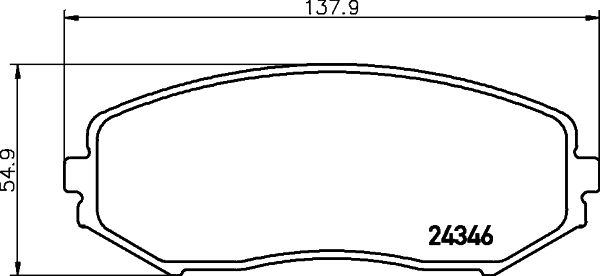 Колодки тормозные дисковые, передние, HONDA ACCORD VII, CIVIC VII, CR-V II, FR-V , INTEGRA, PRELUDE V , S2000 , SHUTTLE , <b>NISSHINBO NP9003</b> - изображение