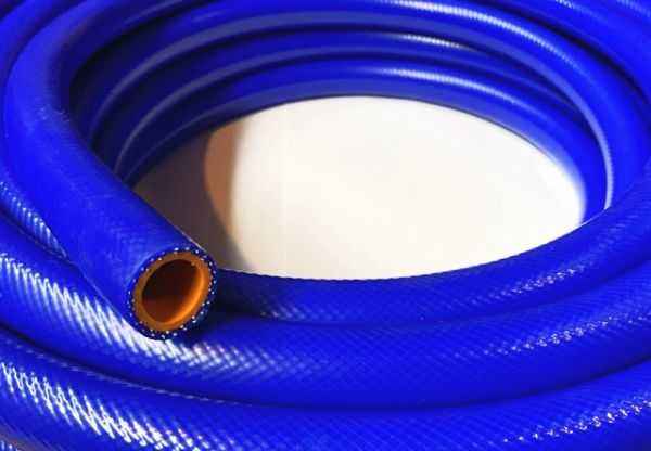 Шланг 25мм силиконовый армированный синий/оранжевый (цена за 10см) - изображение