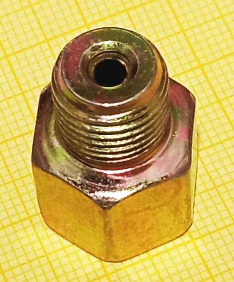 Переходник тормозной трубки наружная М12х1,25 / внутренняя М12х1 - изображение 3