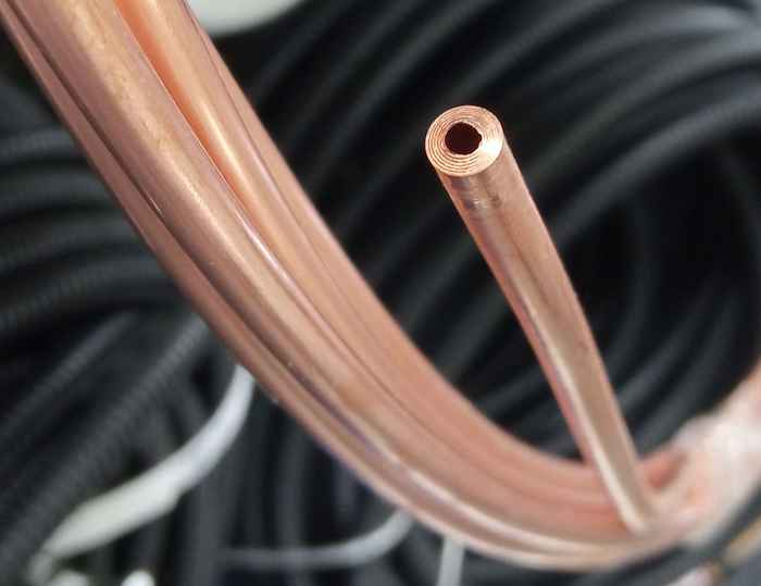 Трубка медная d4,75*0,8мм (цена за 10см) - изображение Трубка медная d4,75*0,8мм (цена за 10см) - изображение