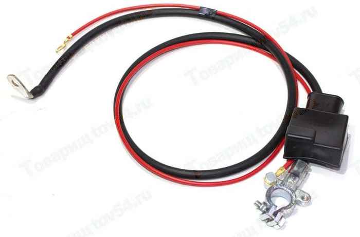 Провод АКБ плюсовой ВАЗ 21213 (L=1120мм) <b>21213-3724070</b> - изображение Провод АКБ плюсовой ВАЗ 21213 (L=1120мм) <b>21213-3724070</b> - изображение