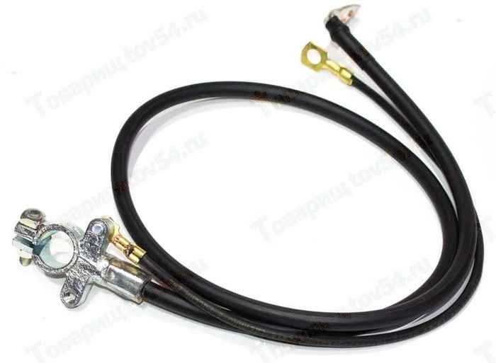 Провод АКБ минуcовой ВАЗ 2170 Приора (L=900мм) <b>2170-3724070-01</b> - изображение