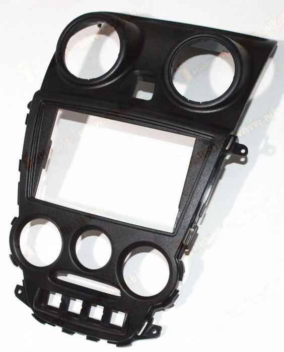 Консоль ВАЗ 2190 Гранта накладка под DIN 2 <b>2190-5326014-20</b> - изображение