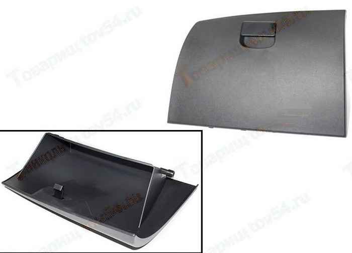 Крышка вещевого ящика панели приборов ВАЗ 2192 в сборе черная <b>2192-5303016</b> - изображение Крышка вещевого ящика панели приборов ВАЗ 2192 в сборе черная <b>2192-5303016</b> - изображение