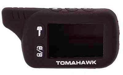 Чехол для брелока сигнализации TOMAHAWK TZ-9010/9020/9030 черный силиконовый - изображение 1