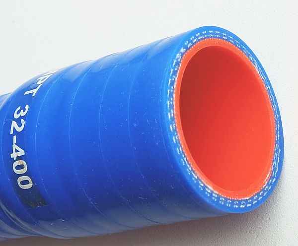 Патрубок силиконовый гофрированный d32мм длина 400мм  - изображение 1