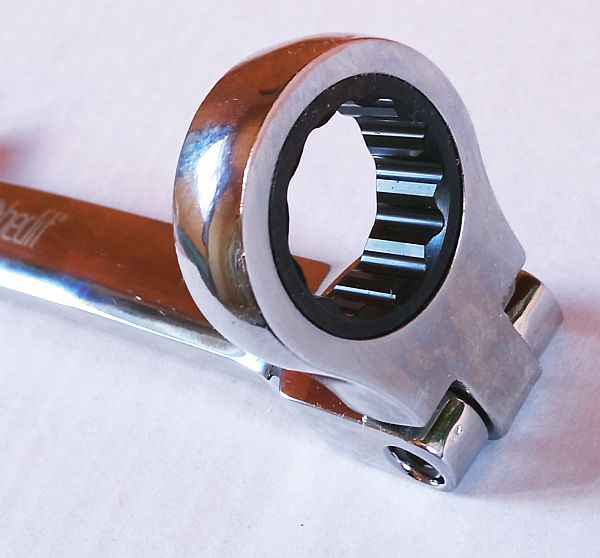 Ключ комбинированный трещоточный шарнирный 19мм - изображение 1