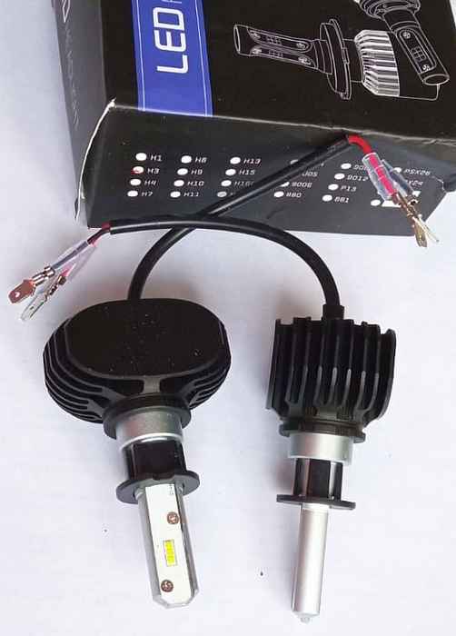 Лампа H3 светодиодная (2шт) 9-32V IP65 - изображение