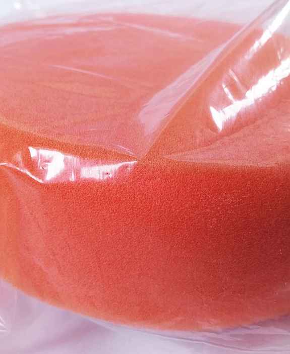 Круг полировальный на резьбе оранжевый средней жесткости М14, 150х45мм - изображение 2